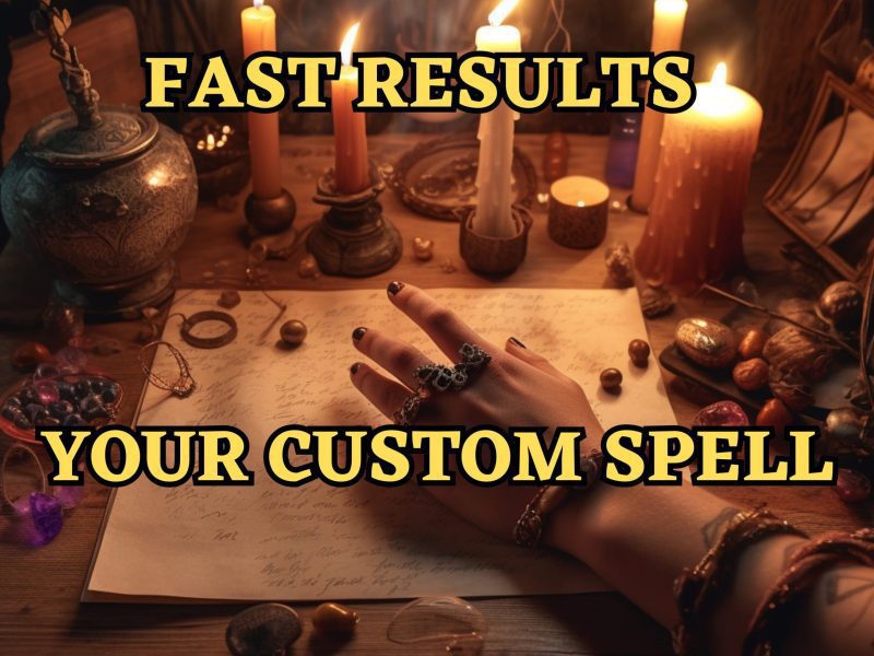Reserved for Alana – Custom Spell