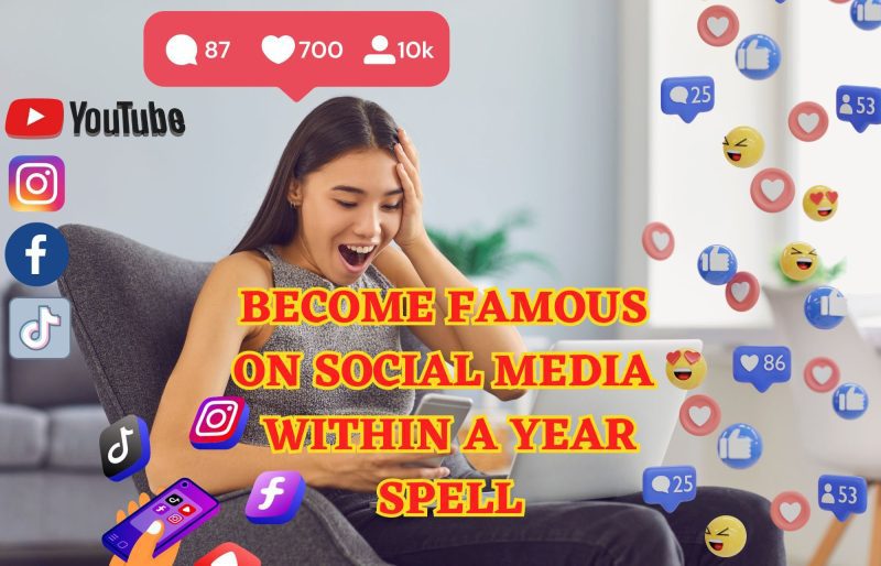 Fame & Popularity On Social Media Spell