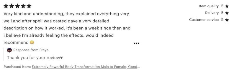 LGBTQ Gender Swap Spell – Male to Female - Image 9