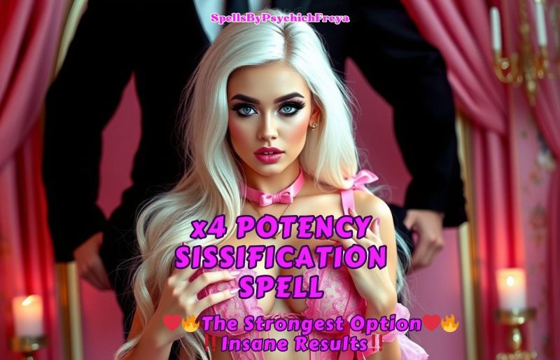 4x Potency -Sissification Spell – Become a Feminized Sissy