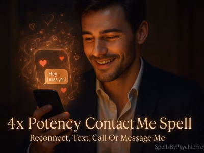 Contact Me Now Spell – 4x Potency - Urgent Love Attraction