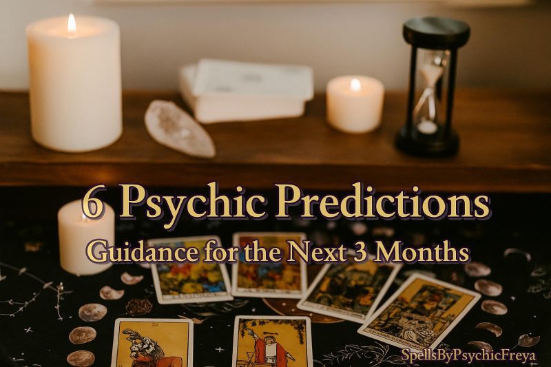 6 Psychic Predictions For The Next 3 Months - Tarot & Psychic Reading for Guidance and Clarity