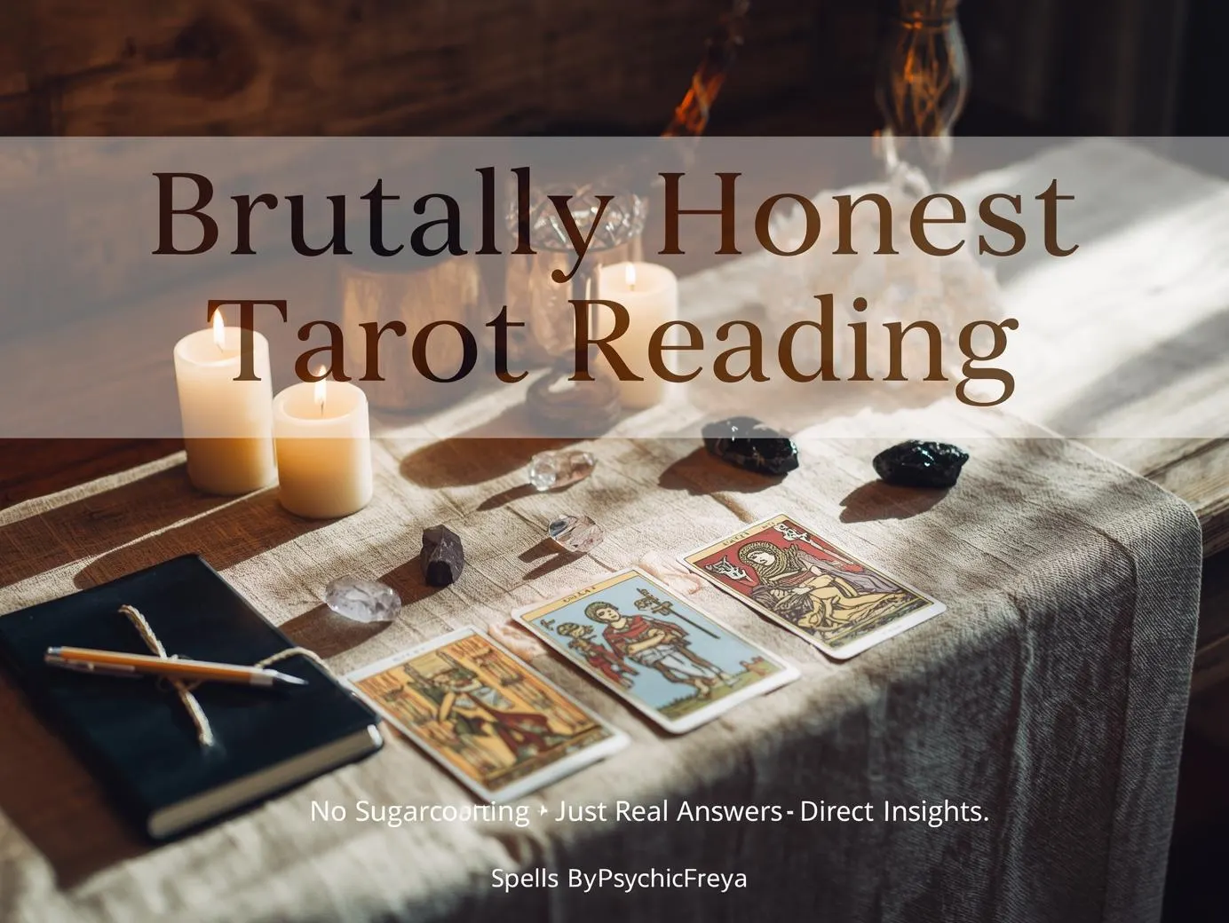 Brutally Honest Tarot Reading – No Sugarcoating, Direct Truth