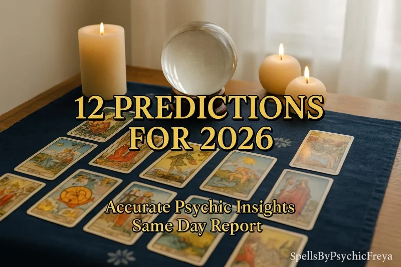 12 Future Predictions for 2026 - Psychic Reading – Accurate Clairvoyant Guidance & Tarot Insights