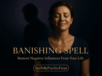 banishing spell ritual to remove bad influence permanently and clear negative energy