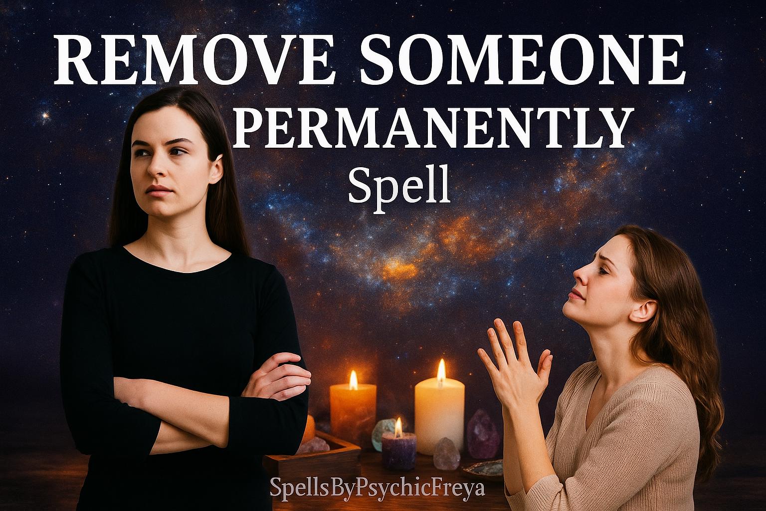 Banishing Spell: Remove Someone Permanently
