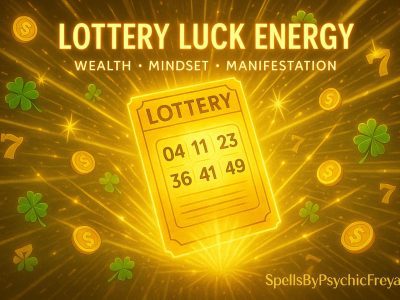 Lottery Luck Energy – Wealth, Mindset And Manifestation