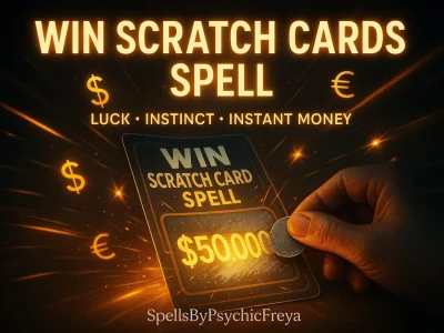 Win Scratch Cards Spell – Luck, Instinct And Instant Money