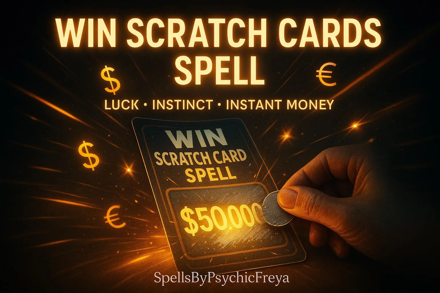 Win Scratch Cards Spell – Luck, Instinct And Instant Money