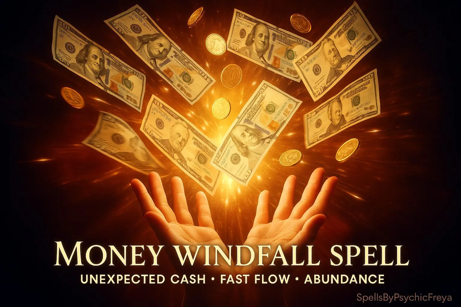 Money Windfall Spell – Unexpected Cash, Fast Flow And Abundance