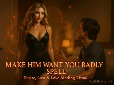 Make Him Want You Badly Spell – Desire, Lust And Love Binding