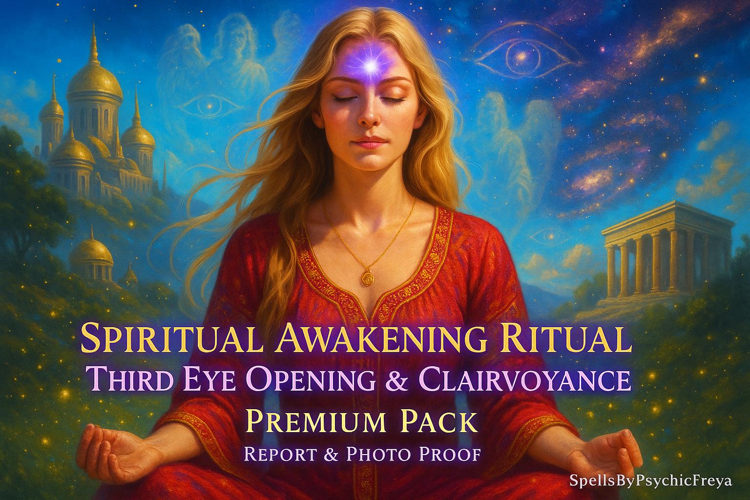 Spiritual Awakening Ritual Premium Pack– Third Eye Opening & Clairvoyance