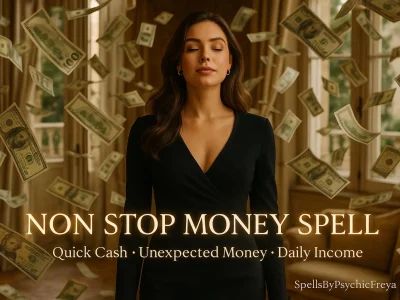 Non Stop Money Spell – Quick Cash And Daily Income