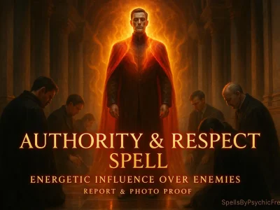 Authority & Respect Spell – Energetic Influence Over Enemies