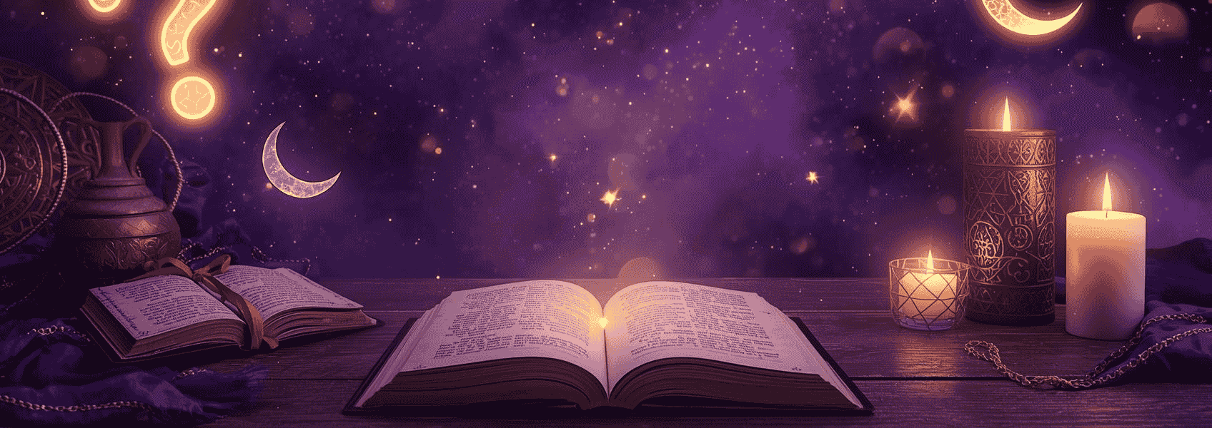 an image that shows magick blog preview, customer reviews, spell quiz, and spells faqs banner